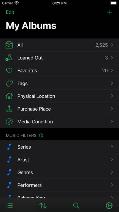 MusicBuddy Pro: Vinyls & CDs Captura de pantalla de la aplicación #3