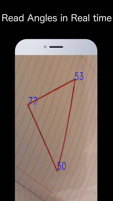 Angleous for iPhone as angle calculator App screenshot #1