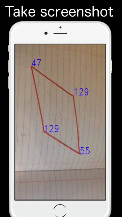 Angleous for iPhone as angle calculator Captura de pantalla de la aplicación #2