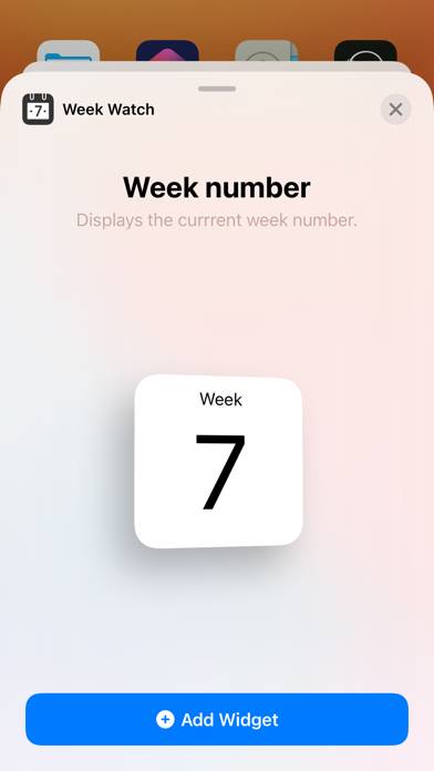 Week Watch App screenshot #2