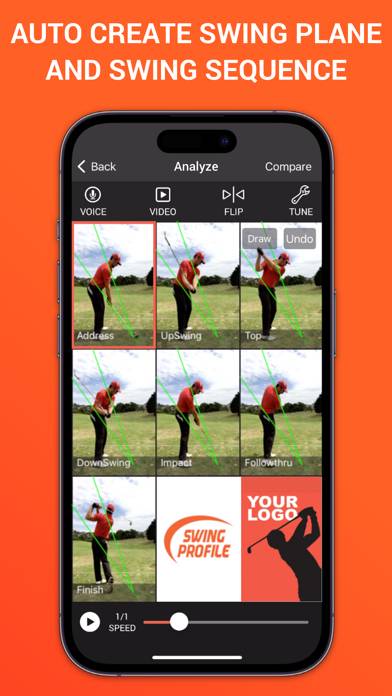 Swing Profile Golf Analyzer App skärmdump #3