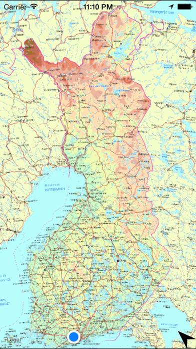 Map of Finland App-Screenshot #1