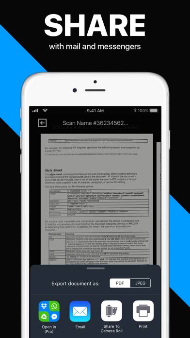 ScanGuru: Scan PDF, OCR texte Capture d'écran de l'application