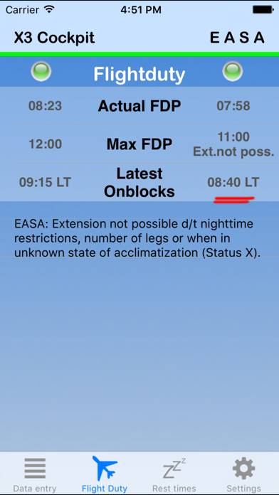 EASA vs Airline FTL App screenshot #2
