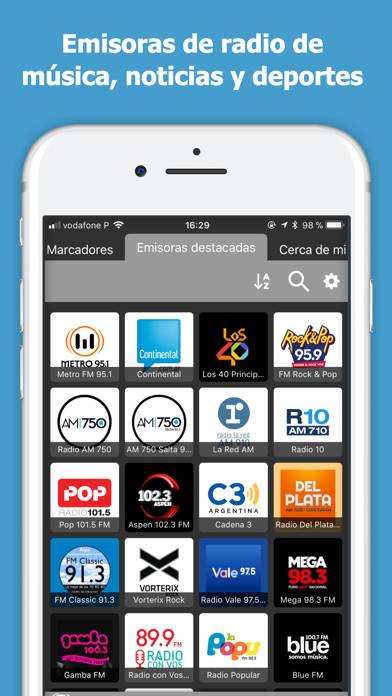 Radios Argentinas: Radio FM AM captura de pantalla
