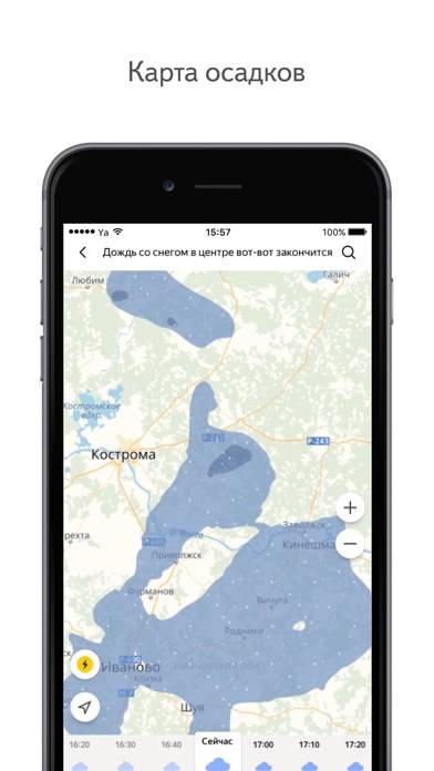 Yandex.Weather online forecast Скриншот приложения #4