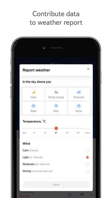 Yandex.Weather online forecast Uygulama ekran görüntüsü #6