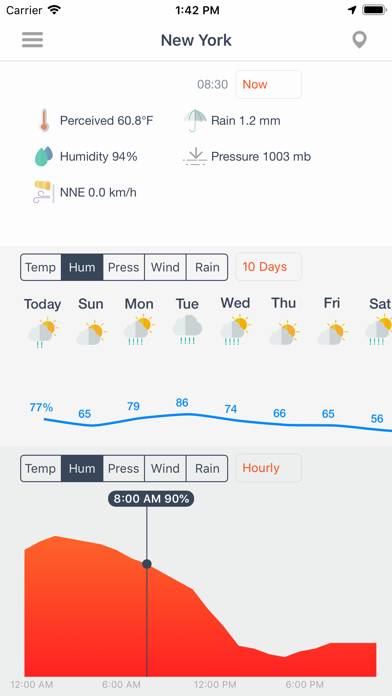 Weather Force Schermata dell'app #2