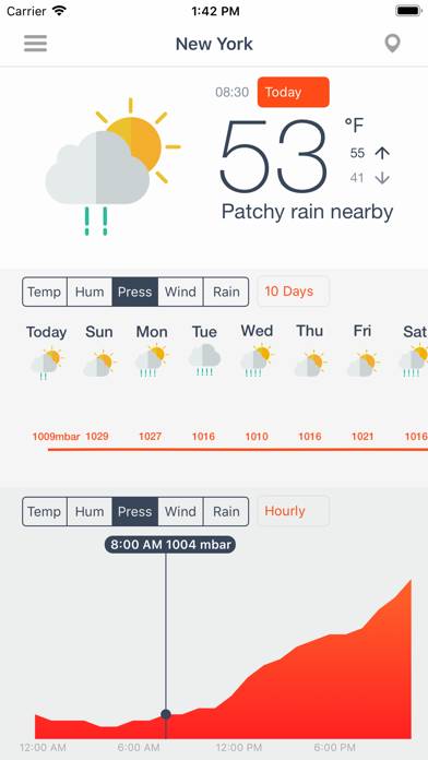 Weather Force Скриншот приложения #3