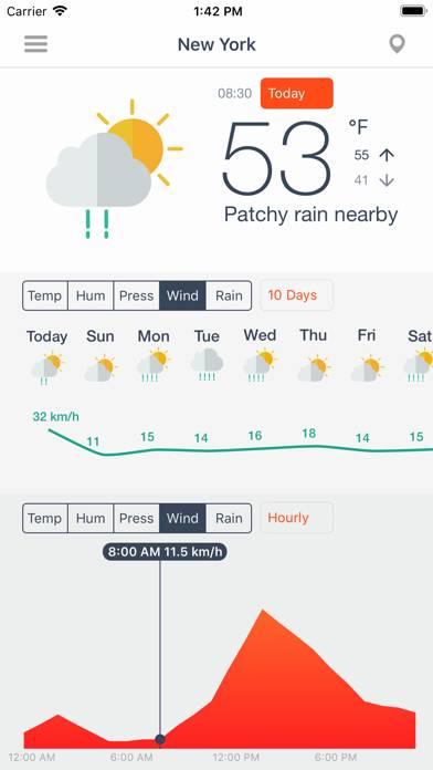 Weather Force Скриншот приложения #4