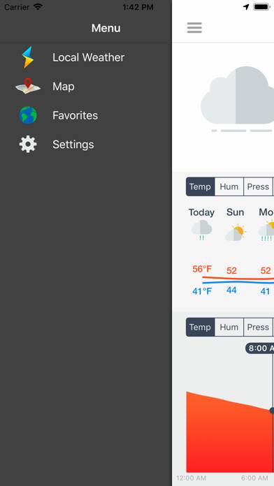Weather Force Captura de pantalla de la aplicación #6
