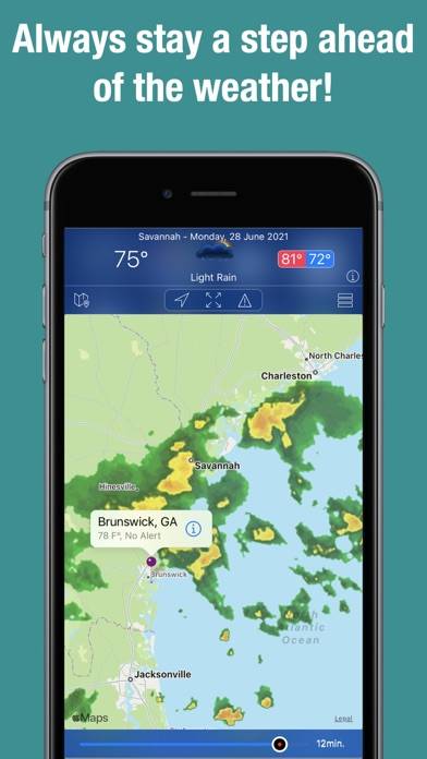 Doppler Radar Map Live Schermata dell'app #2