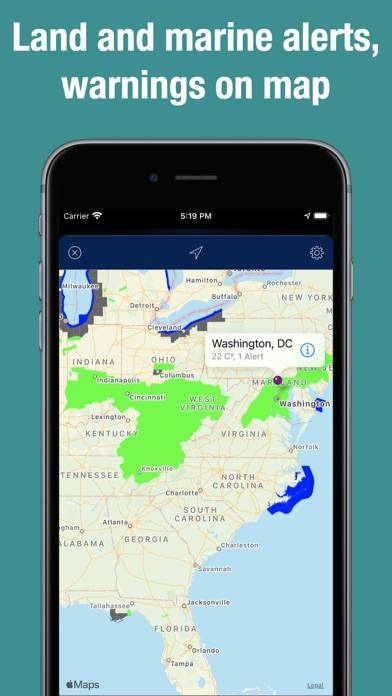 Doppler Radar Map Live Schermata dell'app #5