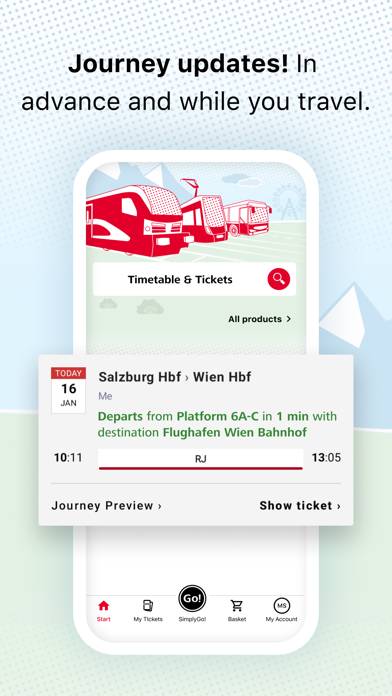 ÖBB Tickets App screenshot #3