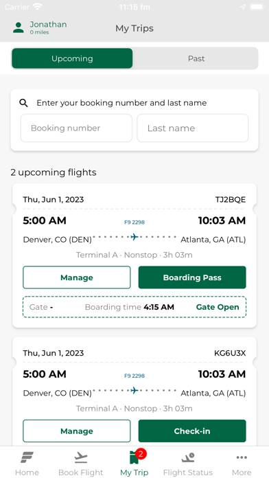 Frontier Airlines App screenshot #5