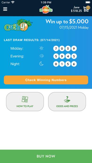 Georgia Lottery Official App App screenshot