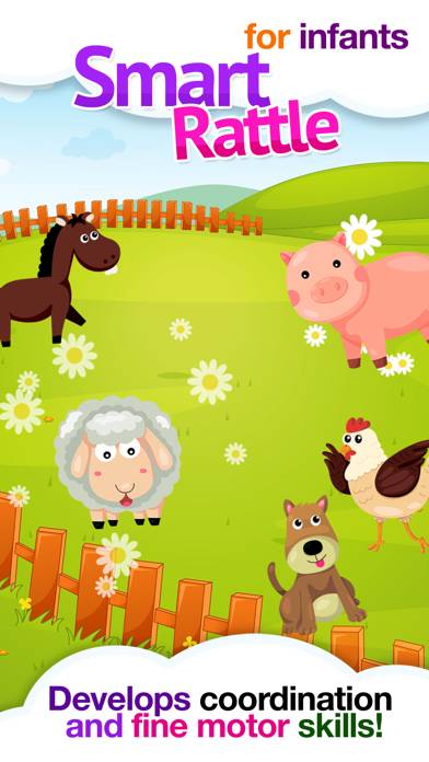Smart Baby Rattle: Infant & Toddler Learning Games Captura de pantalla de la aplicación #1