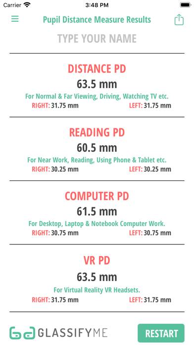 Pupil Distance PD Measure App screenshot #2