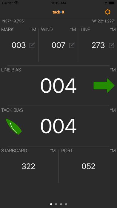 tack X Sailing Regatta Timer ekran görüntüsü