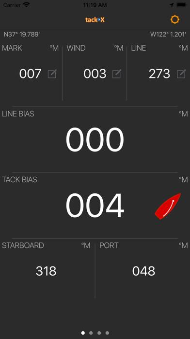 Tack X Sailing Regatta Timer App skärmdump #2