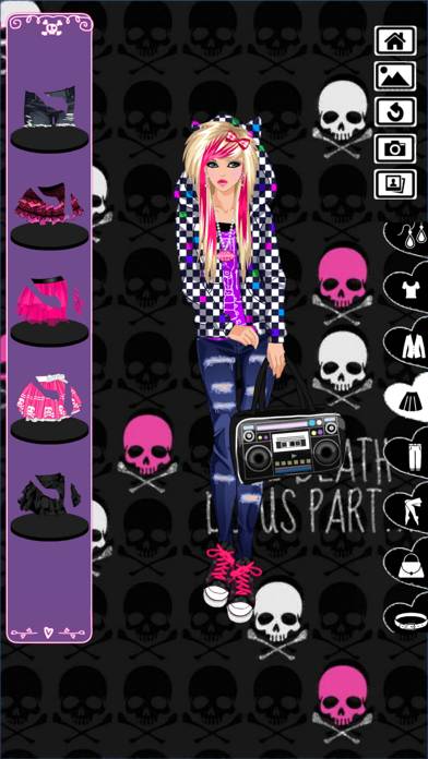 Emo Dress Up game Schermata dell'app #4