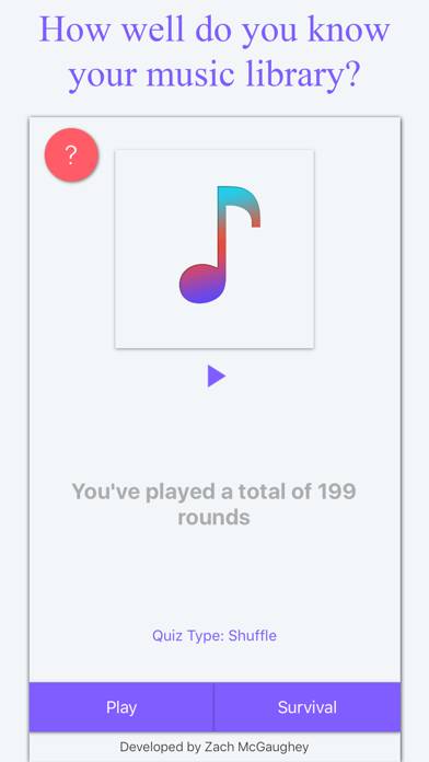 Music Quiz Lite App skärmdump #1