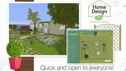 Home Design 3D Outdoor Garden Captura de pantalla de la aplicación #2