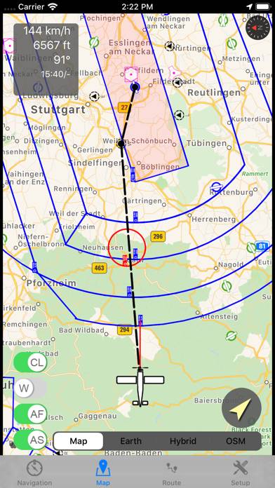 FlyNav Flight Navigation App screenshot #1