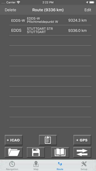 FlyNav Flight Navigation App screenshot