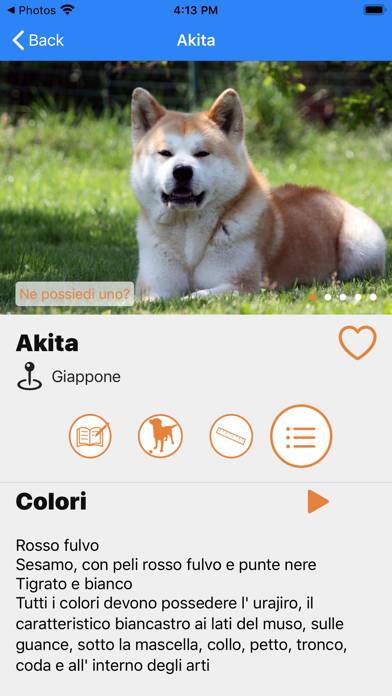 Enciclopedia Canina Schermata dell'app #2