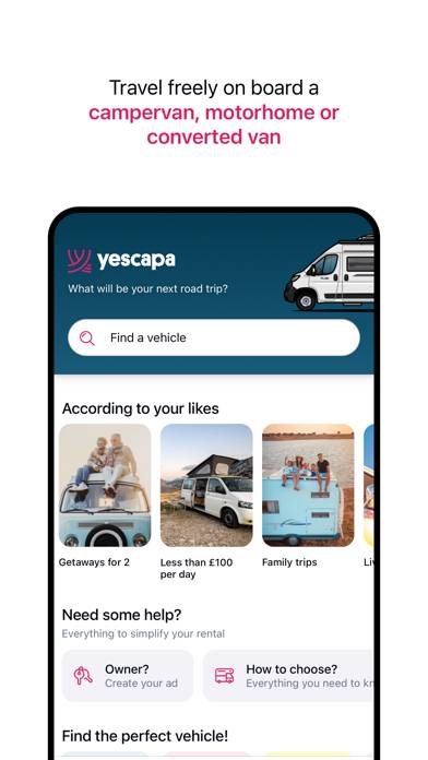 Yescapa App screenshot #1