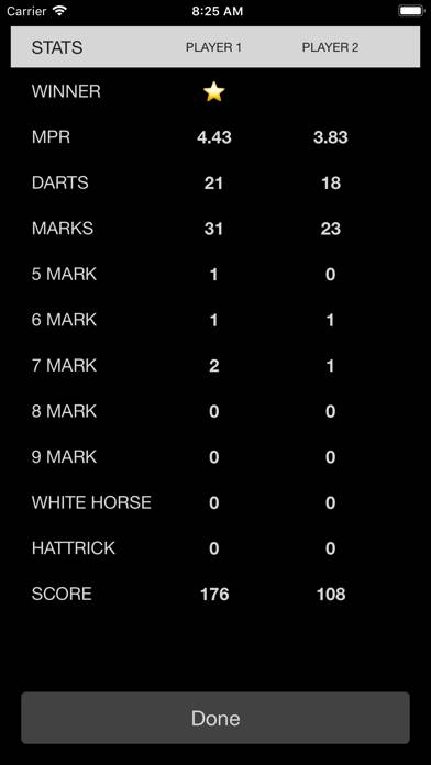 Cricket Darts Scoreboard Capture d'écran de l'application #4