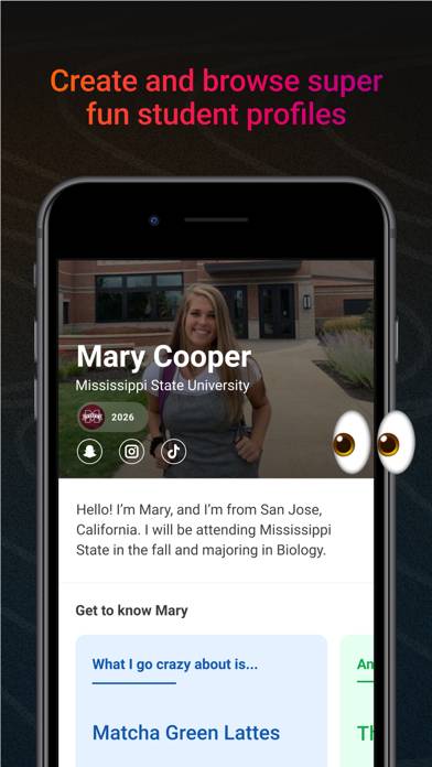 ZeeMee: College Chat & Friends Capture d'écran de l'application #2