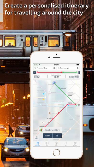 Moscow Metro Guide and Route Planner Schermata dell'app #2