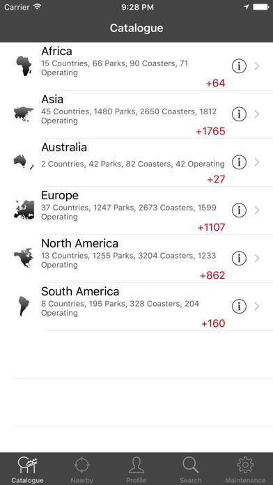 Coaster-Count App-Screenshot #1