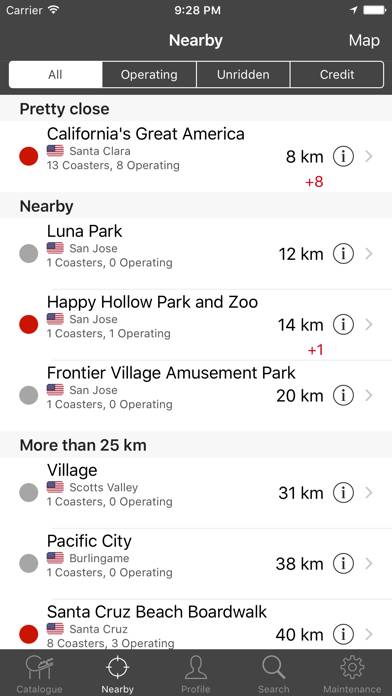 Coaster-Count App-Screenshot #3