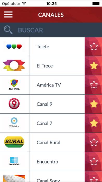 Programación TV Argentina (AR) Captura de pantalla de la aplicación #1