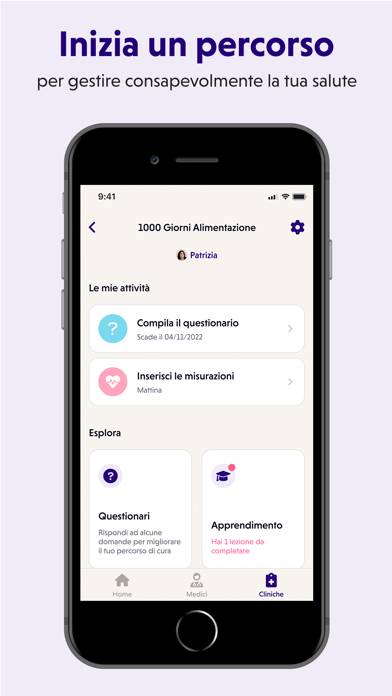 Paginemediche Schermata dell'app