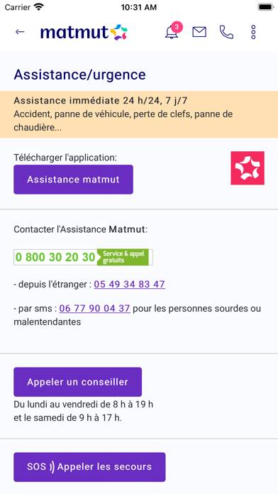Ma Matmut Capture d'écran de l'application