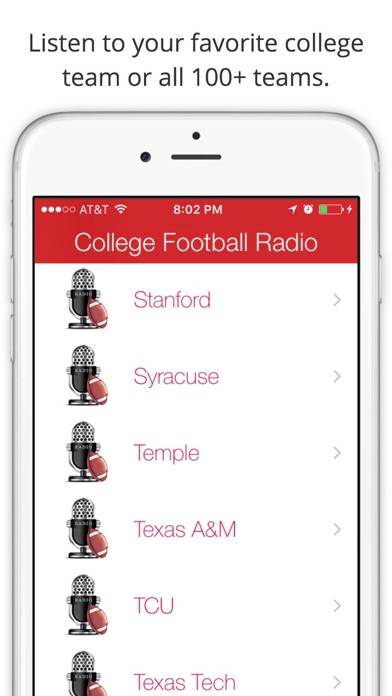 GameDay College Football Radio App screenshot #1