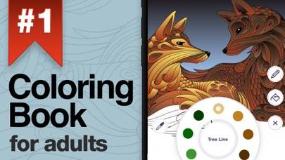 Coloring Book for Adults App. screenshot