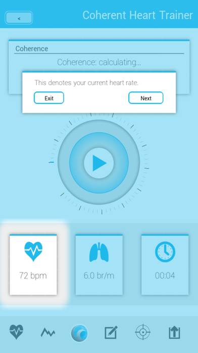 Coherence Heart Trainer Captura de pantalla de la aplicación #3