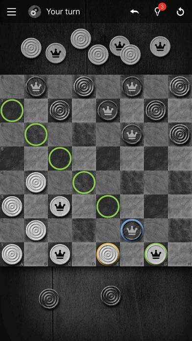 Casual Checkers & Draughts game screenshot