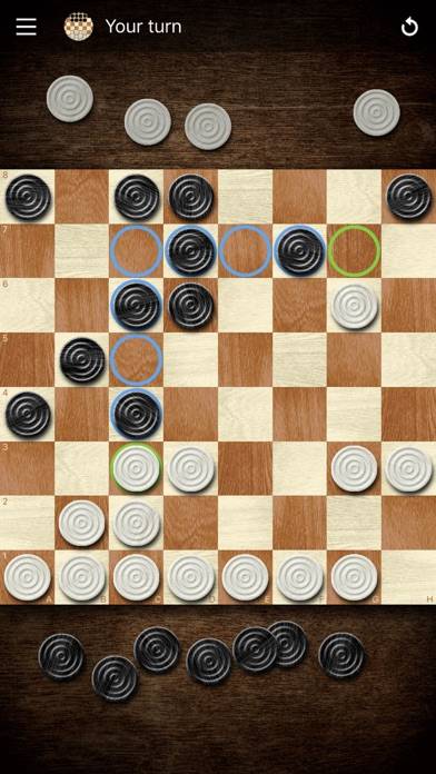 Casual Checkers & Draughts game screenshot