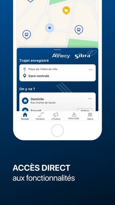 Sibra Capture d'écran de l'application