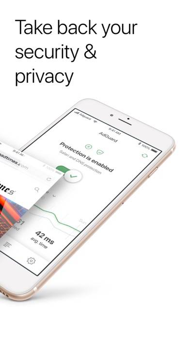 AdGuard  adblock&privacy App screenshot #2