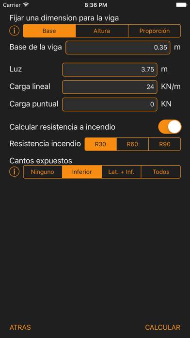 Beam Calculator Captura de pantalla de la aplicación #4