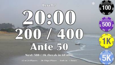 Texas Holdem Poker Timer Pro App skärmdump