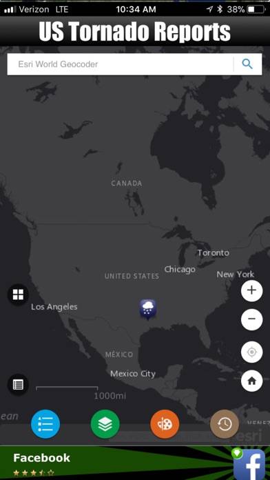 US Weather Tornado Reports App screenshot #2
