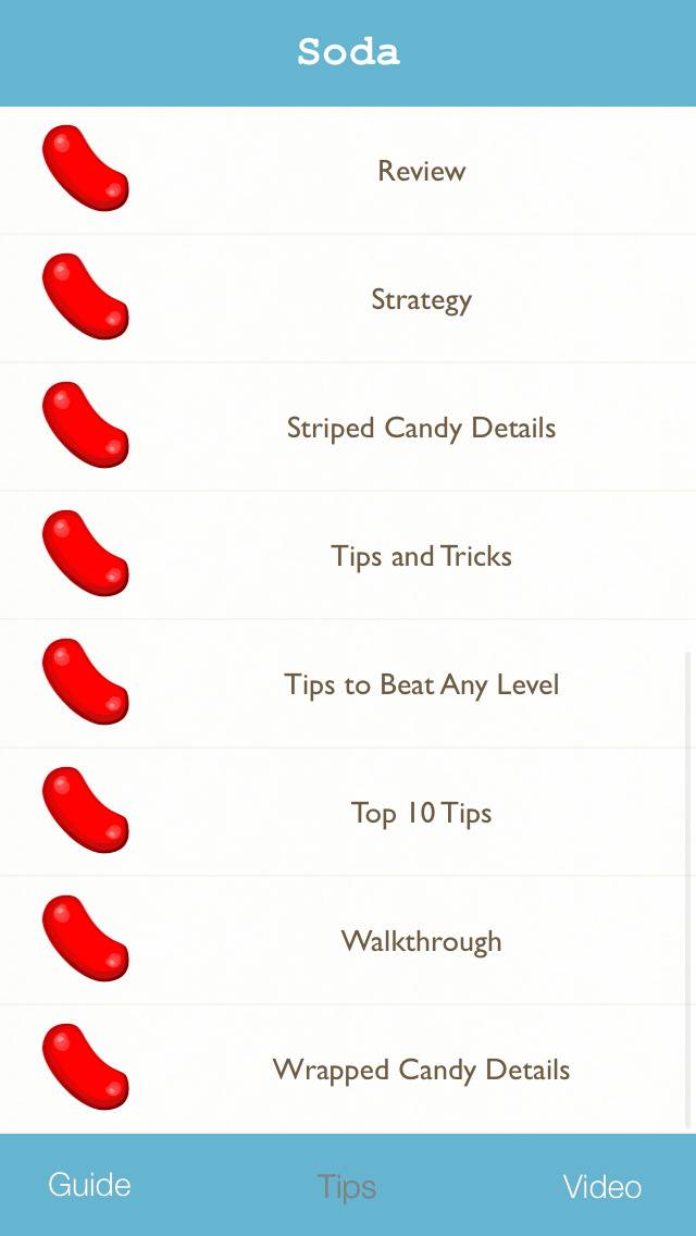 Guide & Video Tips for Candy Crush Soda Saga Capture d'écran de l'application #2